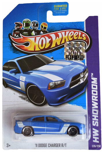 Hot Wheels '11 Dodge Charger R/T, [Blue] Showroom 228/250