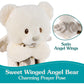 GUND Baby Angel Bear Lovey, Spiritual Teddy Bear Blanket Made from Recycled Materials, Plush Lovey for Babies and Newborns, White, 12”