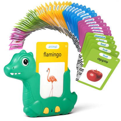 Talking Flash Cards for Toddlers 1-3, Montessori Learning Toys with 224 Words, Pocket Speech Toys for Language Development, Speech Therapy Toys