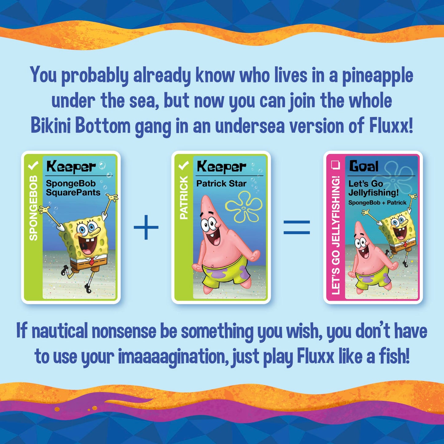Spongebob Fluxx Card Game - Bikini Bottom Adventure with Hilarious Gameplay
