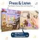 LITTLE MAESTRO Discover Mozart - 28 Timeless Masterpieces, Musical Books for Toddlers, 28-Button Music Book, Musical Toys for Toddlers 1-3