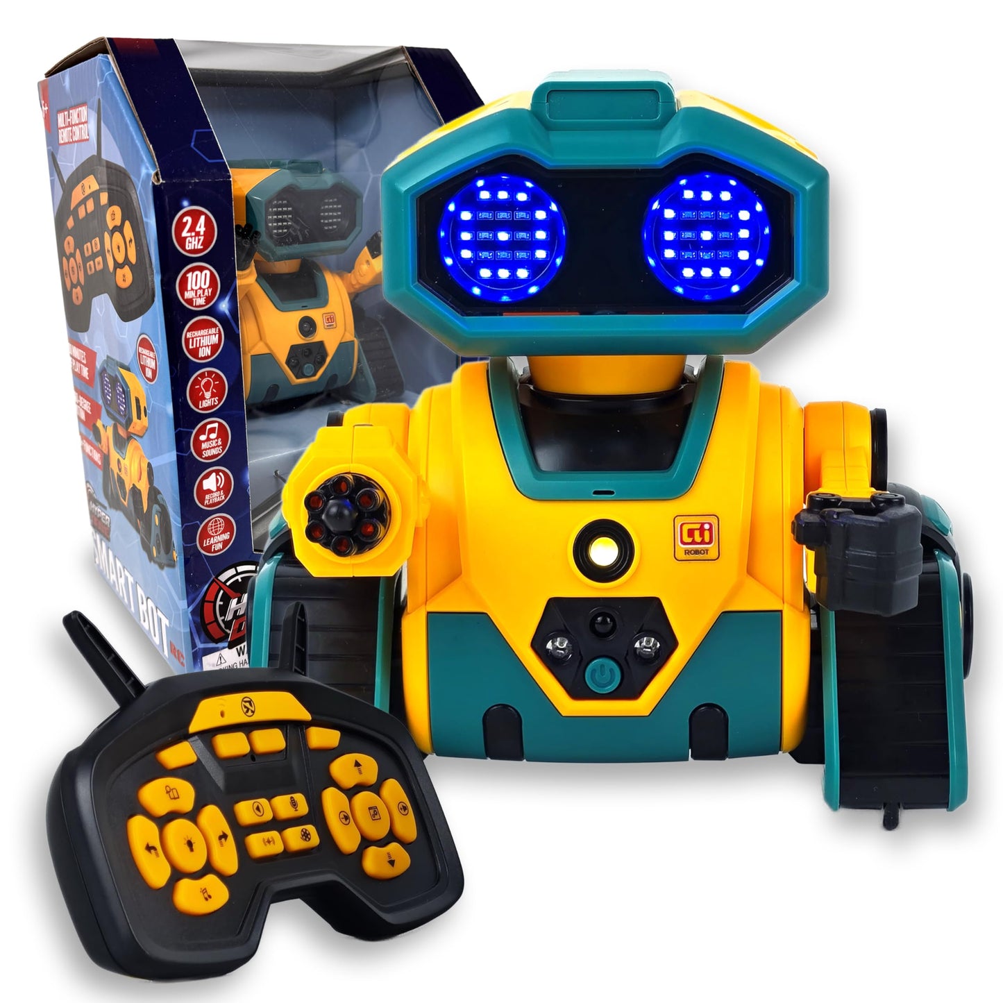 Hyper Drive Smart-Bot Coding Robot Kit for Kids - STEM Robotics Toy with Easy Programming for Beginners - Build, Code & Play Educational Robot