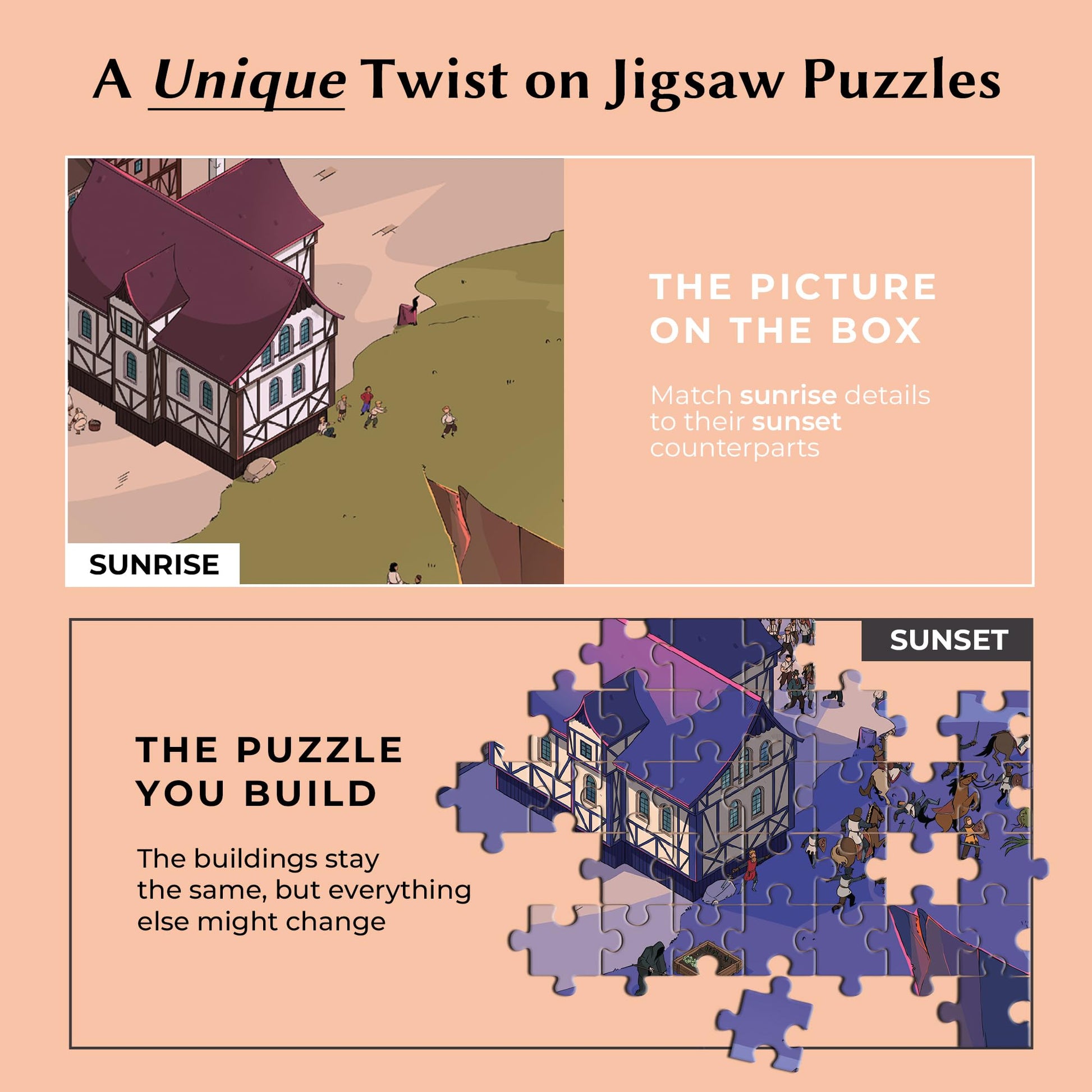 Time Warp Puzzle Terror by Torchlight 1000 Piece Jigsaw Puzzle for Adults