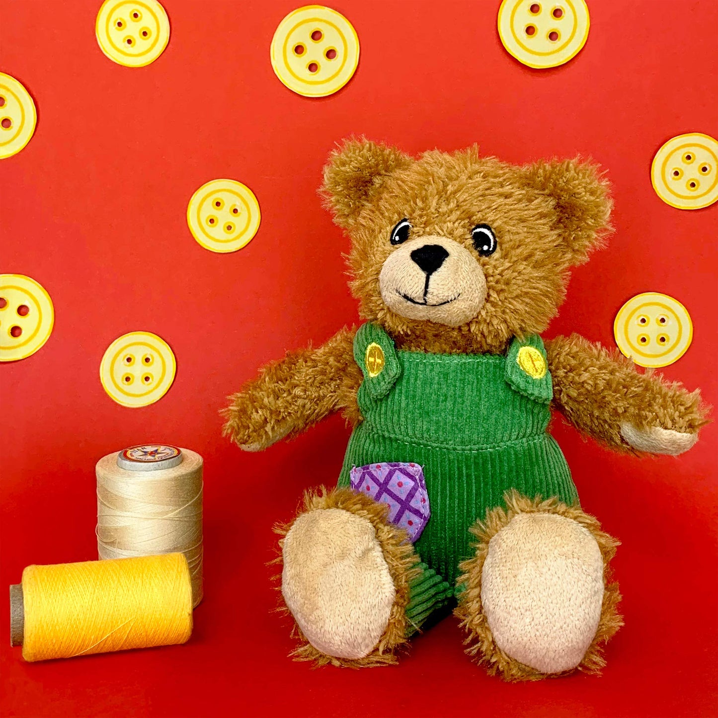 YOTTOY Corduroy Bear Collection | My Friend Corduroy Soft Stuffed Animal Plush Toy - 7.25”
