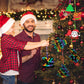 Max Fun Christmas Crafts Scratch Art for Kids, 96PCS Ornaments Rainbow Magic Color Scratch Off Cards Paper Hanging Art Craft Supplies Educational Toys