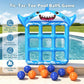 Instaywell Pool Toys Games for Kids & Adults, 72”x54” Giant Inflatable Floating Pool Tic Tac Toe Game with 10 Balls, Pool Game Party Toy Floats