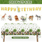 Safari Theme Party Decorations Animal Birthday Banner Jungle Tablecloth Centerpieces Hanging Swirl Decorations Animals Party Decorations for Wild
