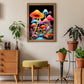 Puzzles for Adults 500 Pieces, Mushroom Jigsaw Puzzles - Colorful Mushrooms, Impossible Glow in the Dark Puzzle for Seniors Family, 20.47 x 14.96