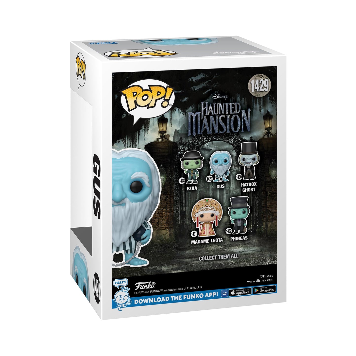 Funko POP! Disney: the Haunted Mansion - Gus - Collectable Vinyl Figure - Gift Idea - Official Merchandise - Toys for Kids & Adults - Movies Fans -