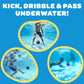 Watermelon Ball JR Durable Fillable Pool Toy for Underwater Games - Football, Basketball & Rugby - Perfect for Water Parties - Fun for Adults & Kids