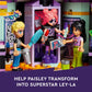 LEGO Friends Pop Star Music Tour Bus Play Together Toy, Social-Emotional Musical Toy with 4 Mini-Doll Characters, Toy Truck Building Kit, Music Gift