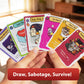 DECK OF DISASTERS Fun Party Card Games | Easy to Learn Family Board Game for Adults, Teens and Kids Ages 8+, 2-6 Players | Fast-Paced Elimination Game