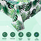 5 Pack Animal Safari Tablecloth,Zoo Print Table Cover,Jungle Animal Theme Leopard Tiger Zebra Giraffe Palm Leaf Print Tablecloth Party Supplies