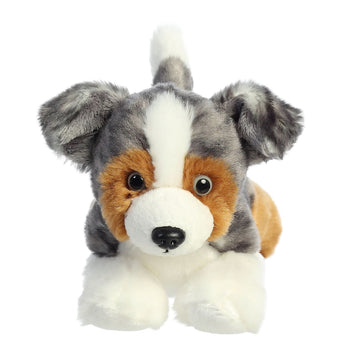 Aurora® Adorable Mini Flopsie™ Australian Shepherd Stuffed Animal - Mini Companions Ready for Playful Adventures - for Kids All Ages, Toddlers