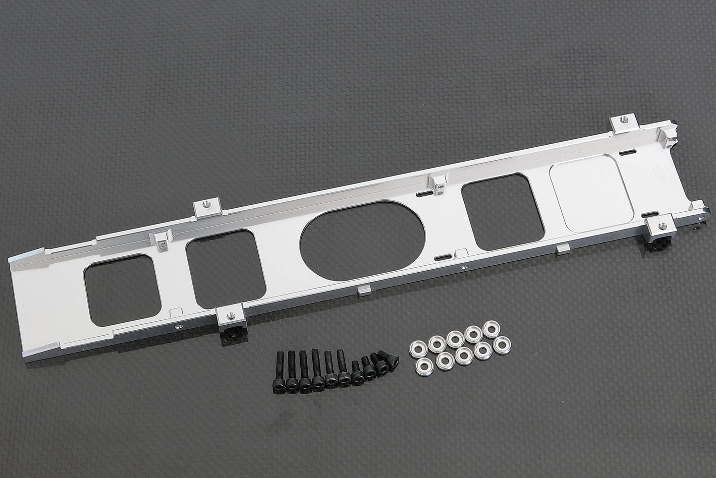 T-rex 600ESP RC Helicopter CNC Aluminum Alloy Bottom Plate for Align Trex 600 Heli Part (Width :47mm)