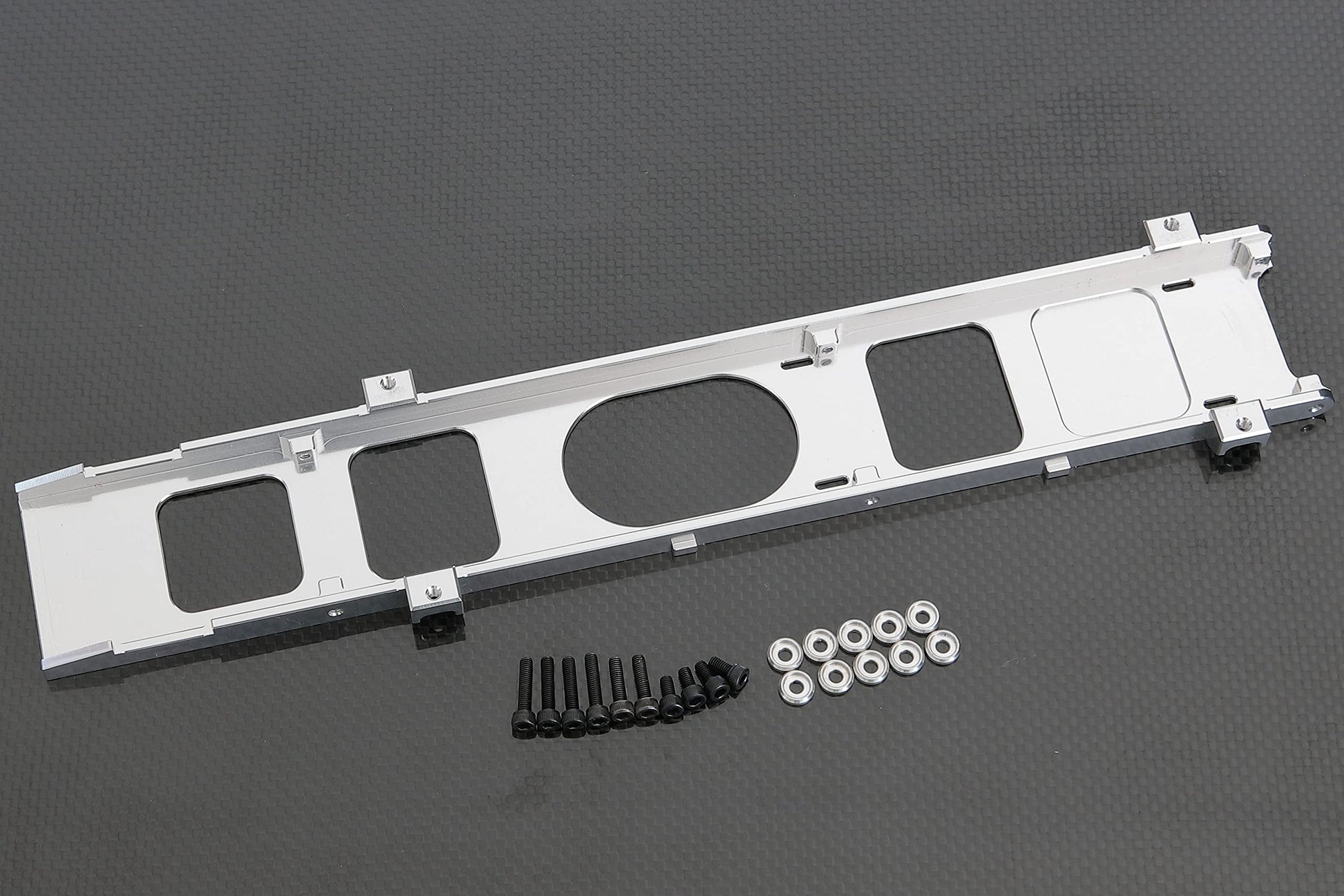 T-rex 600ESP RC Helicopter CNC Aluminum Alloy Bottom Plate for Align Trex 600 Heli Part (Width :47mm)
