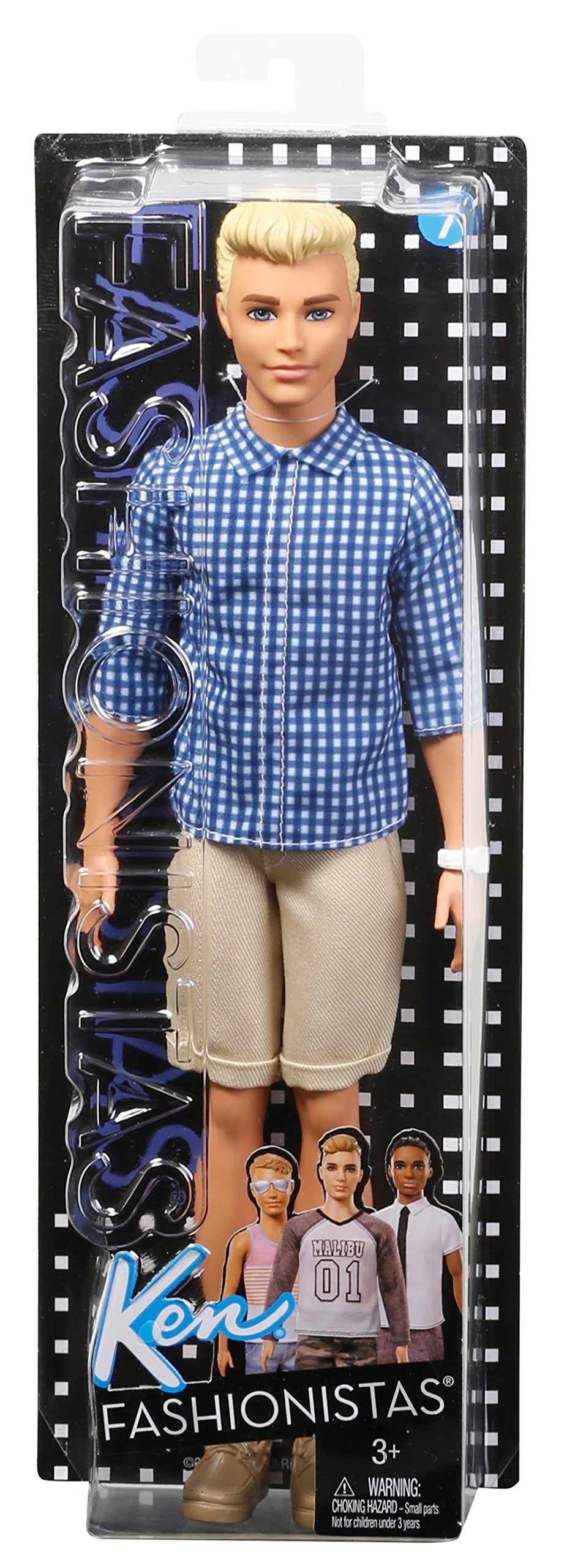 Barbie Ken Fashionistas Preppy Check Doll