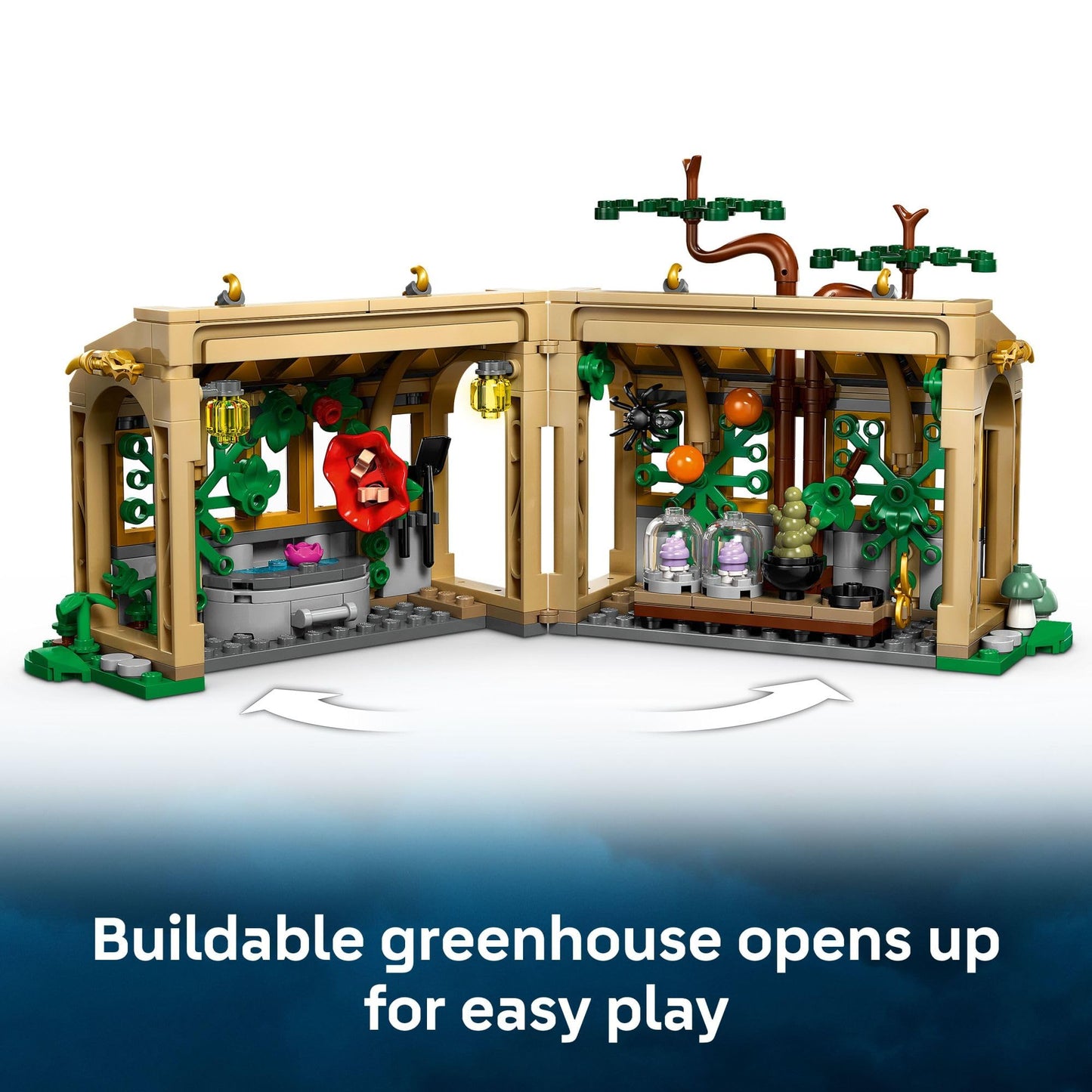 LEGO Harry Potter Hogwarts Castle: Herbology Class Kids Toy - Building and Learning Toy for Pretend Play - Harry Potter Collectible for Boys