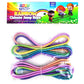 Rainbow Chinese Jump Ropes Bundle Pack for Kids 2 Pack Jump Ropes Outdoor Indoor Play with 2 GosuToys Stickers