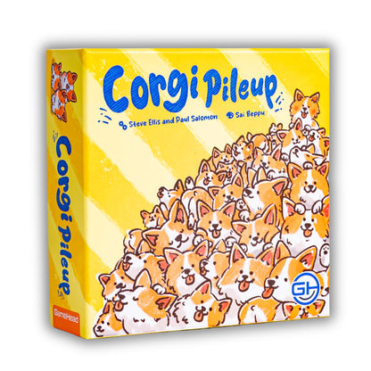 GameHead Corgi Pileup, The Adorable Trick-Taking Card Game for Families, Kids, & Parties, Ages 7+, 2-7 Players, Fast Paced 20 Minute Play Time, Fun