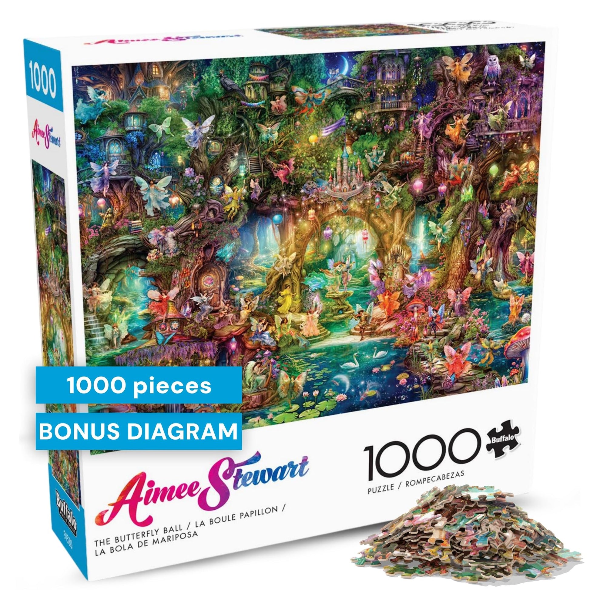 Buffalo Games - Aimee Stewart The Butterfly Ball - 1000 Piece Puzzle