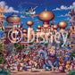 Aladdin Celebration in Agrabah, Disney Dowdle Puzzle, 500 Piece Jigsaw Puzzle for Adults
