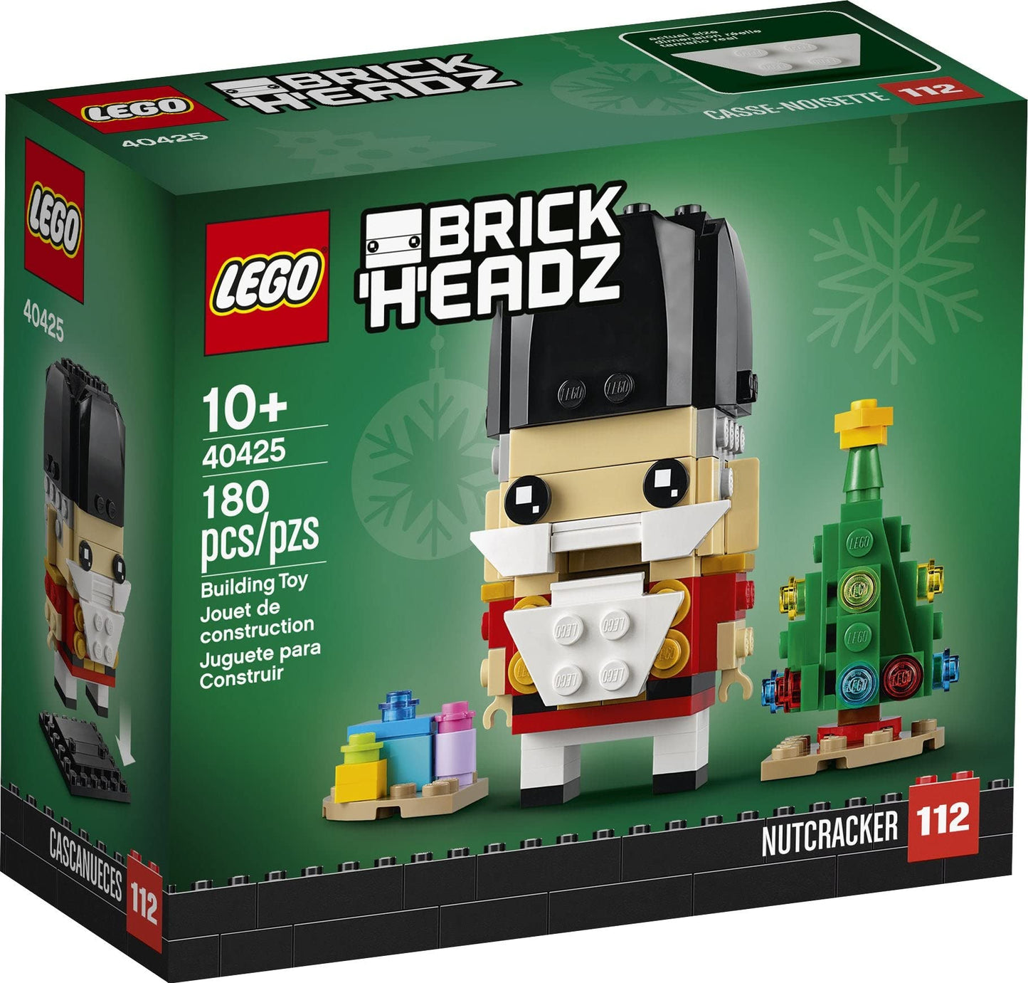 LEGO BrickHeadz Nutcracker 40425 Building Kit (180 Pieces)