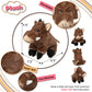 Puzzled DolliBu Plush Wild Boar Stuffed Animal - Soft Huggable Wild Boar, Adorable Playtime Wild Boar Plush Toy, Cute Wild Life Cuddle Gifts for Kids