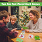 THE PURPLE OWL Speedy Monsters - Card Games for Kids Ages 4-8, Fast-Paced and Easy to Learn. Fun, Colorful Monster Match Game. No Reading Required. No
