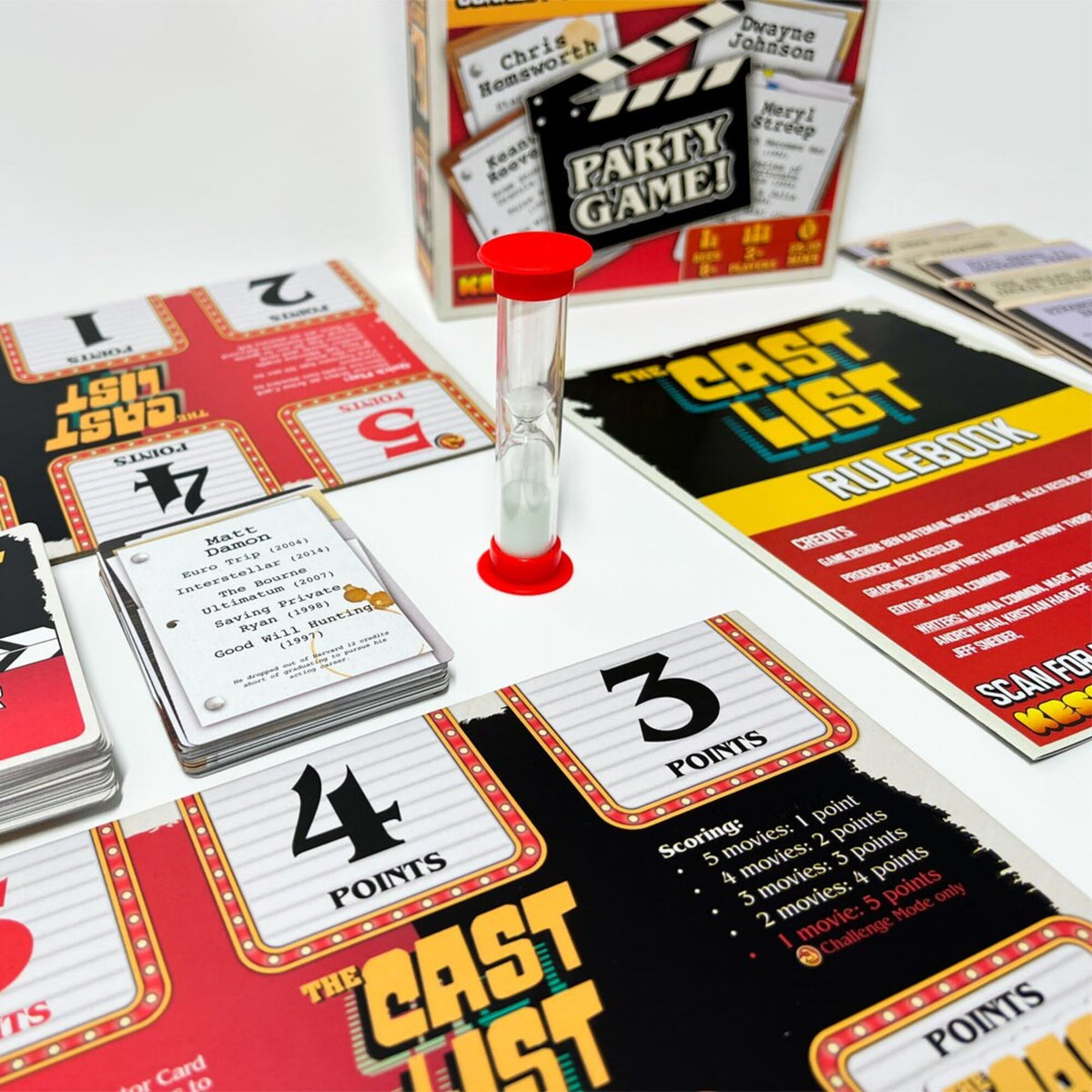 KESS: The Cast List - Movie Trivia Board Game & Deduction Party Quiz