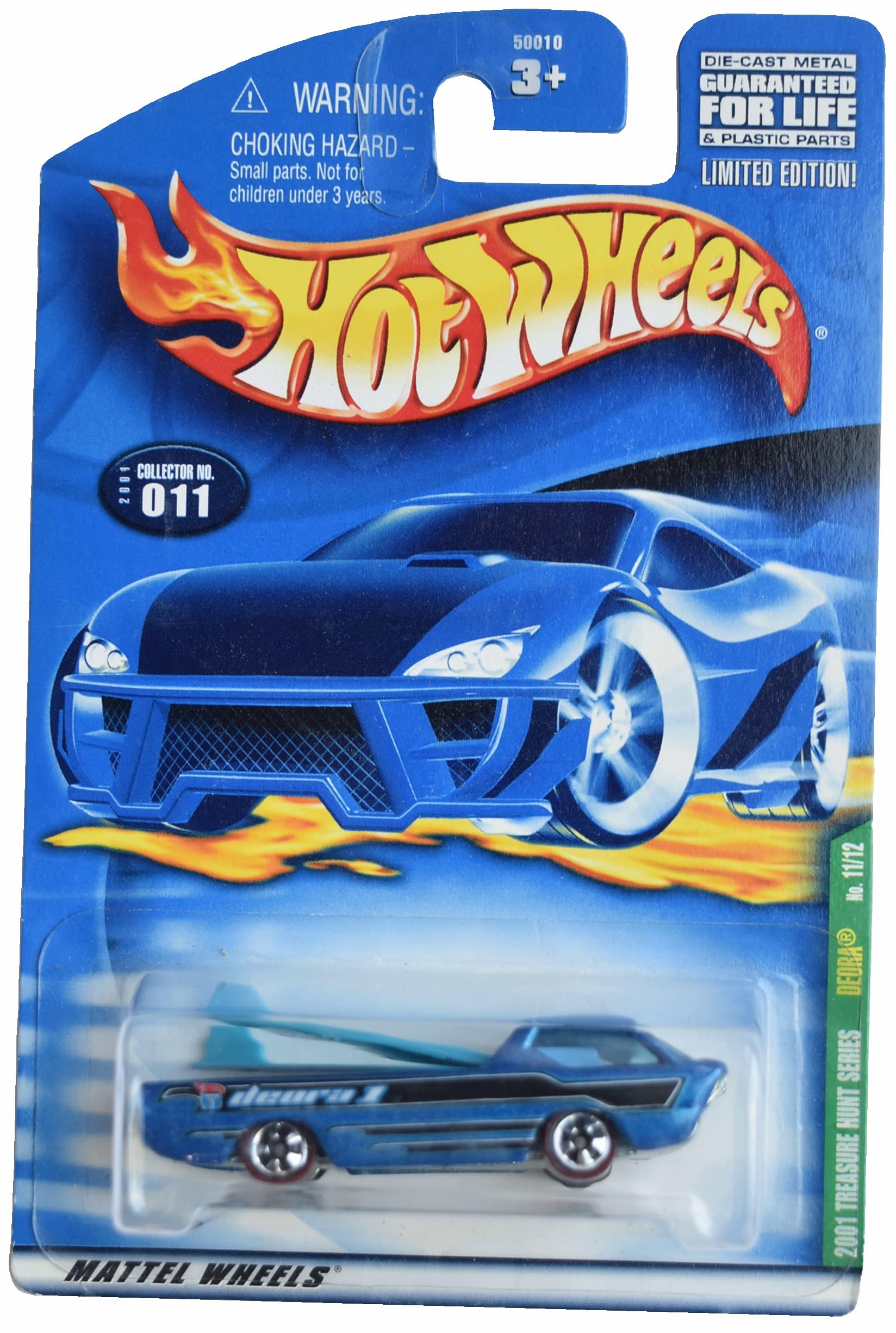 Hot Wheels Deora, 2001 Treasure Hunt Series 11/12 [Blue}