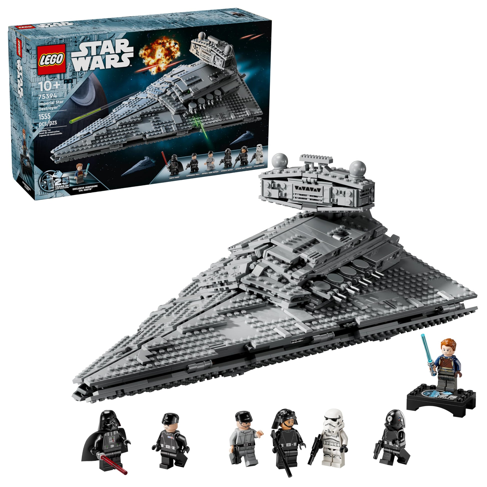 LEGO Star Wars Imperial Star Destroyer Building Toy - Build & Display Set for Boys & Girls, Ages 10+ - Gift for Birthdays - Star Wars Darth Vader & 6