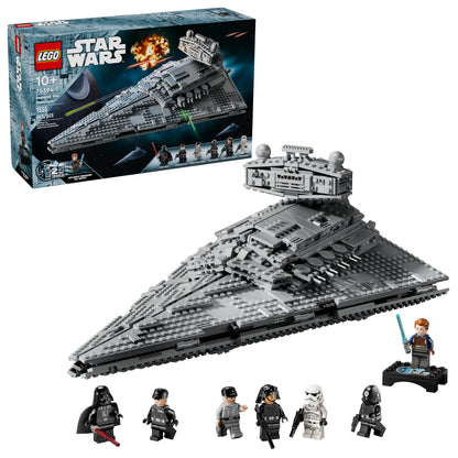 LEGO Star Wars Imperial Star Destroyer Building Toy - Build & Display Set for Boys & Girls, Ages 10+ - Gift for Birthdays - Star Wars Darth Vader & 6