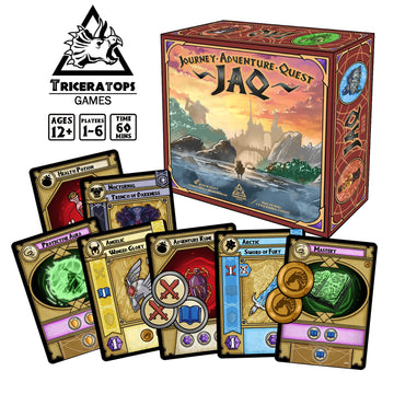 TRICERATOPS GAMES Journey Adventure Quest Fantasy Card Drafting Strategy Game for Families and Adult Game Night, 1-6 Players, Ages 12+, Made