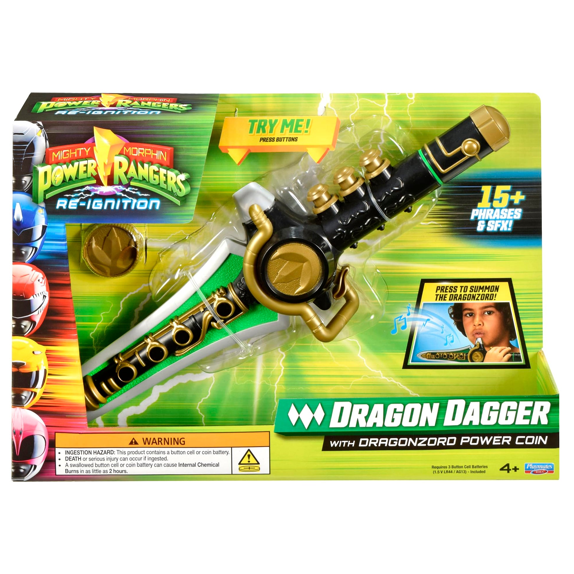 Power Rangers Mighty Morphin Re-Ignition - Dragon Dagger Role Play by Playmates Toys