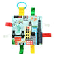 Baby Jack & Co 8x8” Learning Lovey NYC New York Tag Toys for Babies - Baby Crinkle Toys - Soft & Safe - Learn USA Cities and Shapes - Ideal Baby Toy