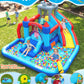 Whubefy 13Ft Inflatable Water Bounce House Double Slides for Kids Backyard