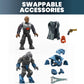 MEGA Halo the Series Vehicle Building Toys Set, Renegade Banshee Aircraft with 205 Pieces, 2 Micro Action Figures, Purple, Kids and Fans