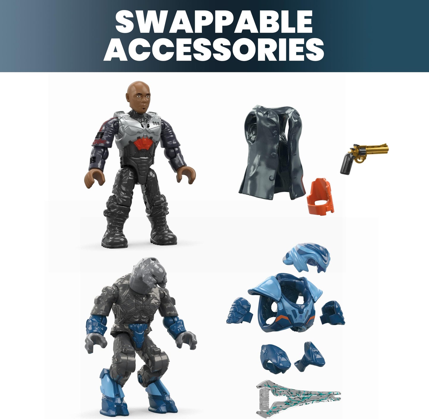 MEGA Halo the Series Vehicle Building Toys Set, Renegade Banshee Aircraft with 205 Pieces, 2 Micro Action Figures, Purple, Kids and Fans