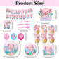 Axolotl Birthday Decorations?Axolotl Party Decorations?Axolotl Party Supplies Include Balloons,Backdrop,Banner, Cake Toppers?Tableware, Tablecloth