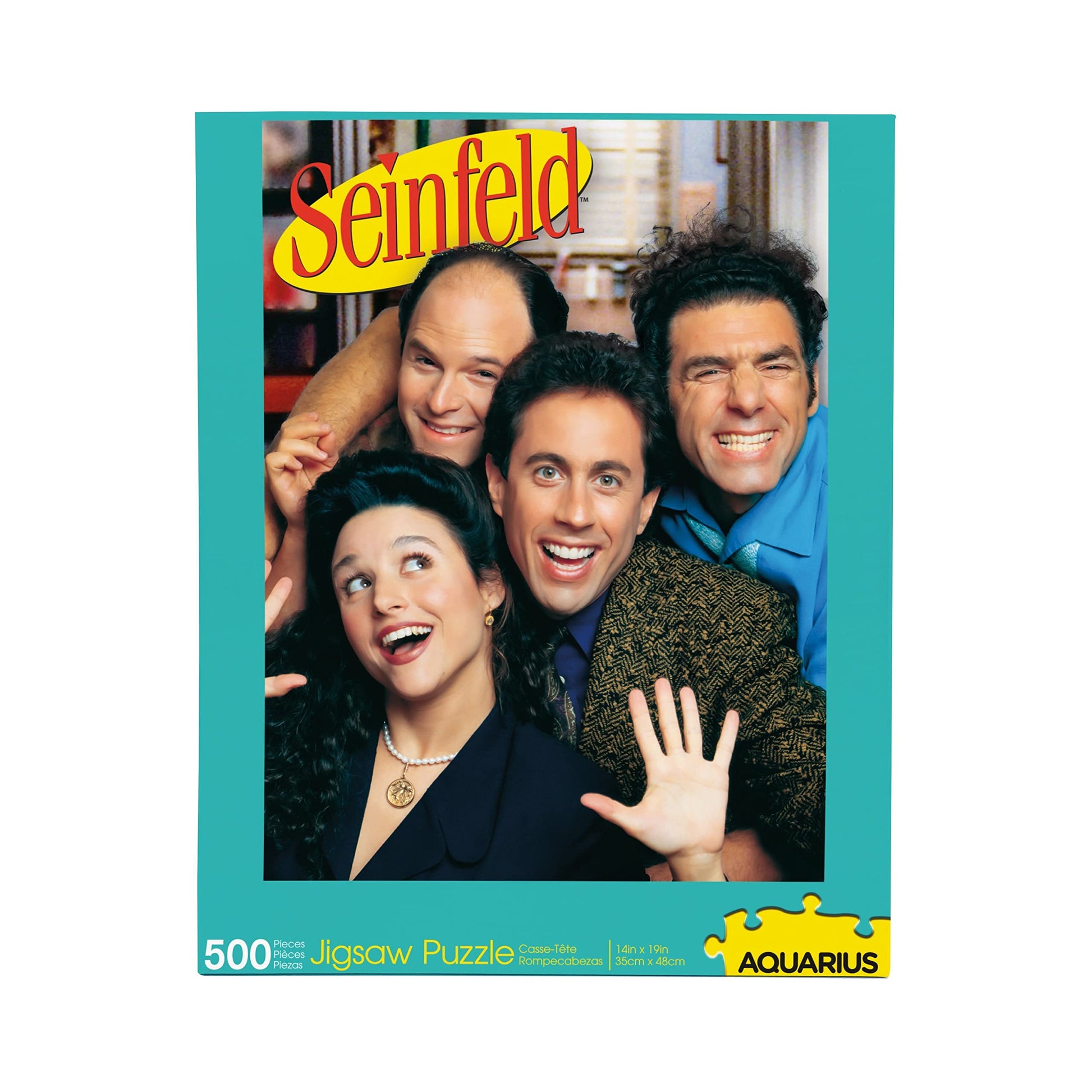 AQUARIUS Seinfeld Group Puzzle (500 Piece Jigsaw Puzzle) - Glare Free - Precision Fit - Virtually No Puzzle Dust - Officially Licensed Seinfeld