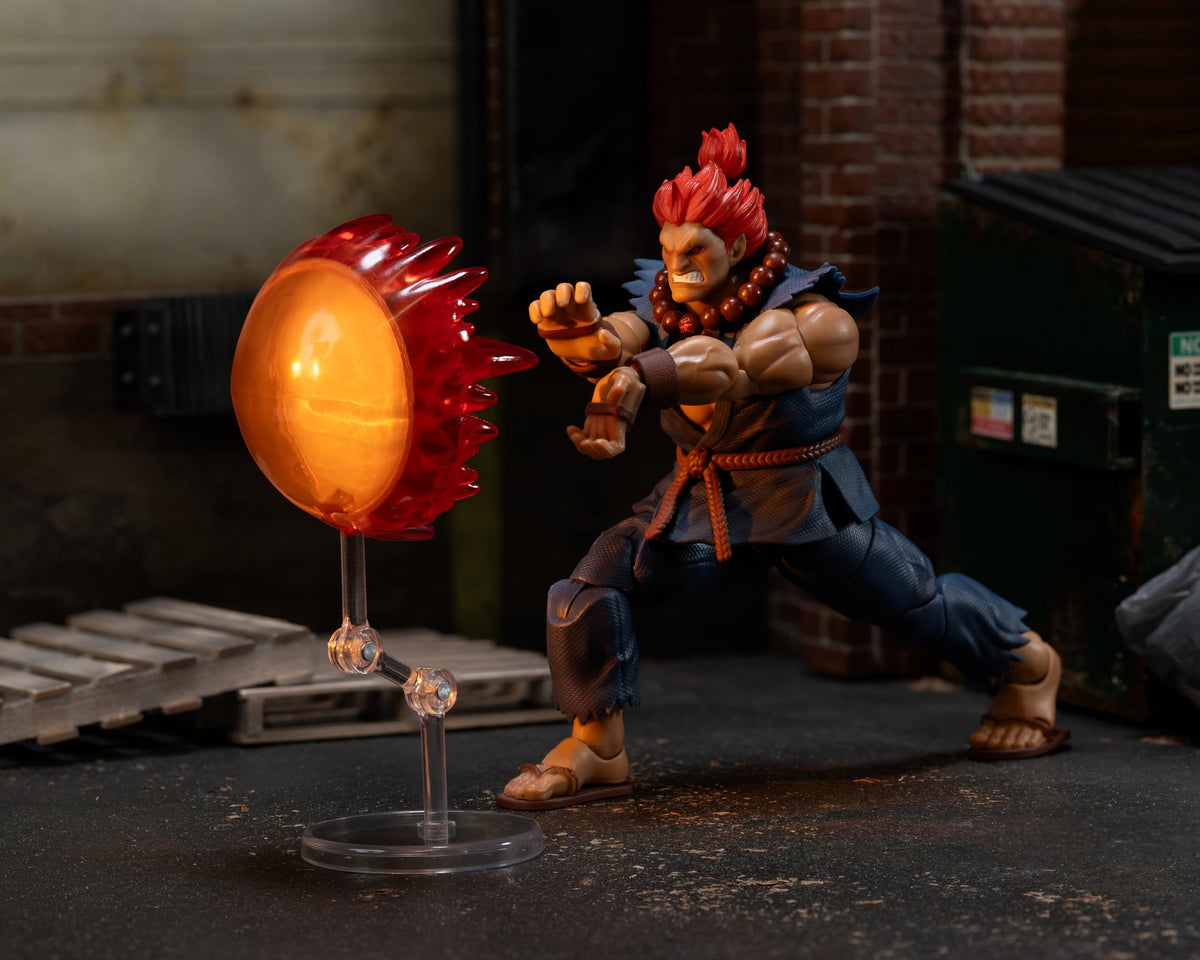Jada Street Fighter II Akuma - 1:12 Scale Action Figure Toys - Premium Articulation & Accessories - Collector’s Display or Kids Play - Ages 13+
