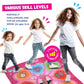 Play22 Dance Mat for Kids - Best Birthday Gifts for Girls & Boys Electronic Dance Game Toy for Kids, Adjustable Volume, 5 Levels - Dance Pad with LED