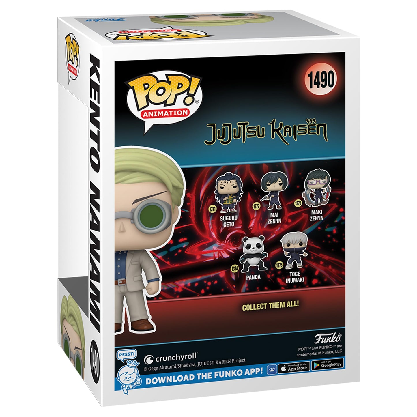 Funko Pop! Animation: Jujutsu Kaisen - Kento Nanami GITD Special Edition Multicolor Exclusive JJK #1490