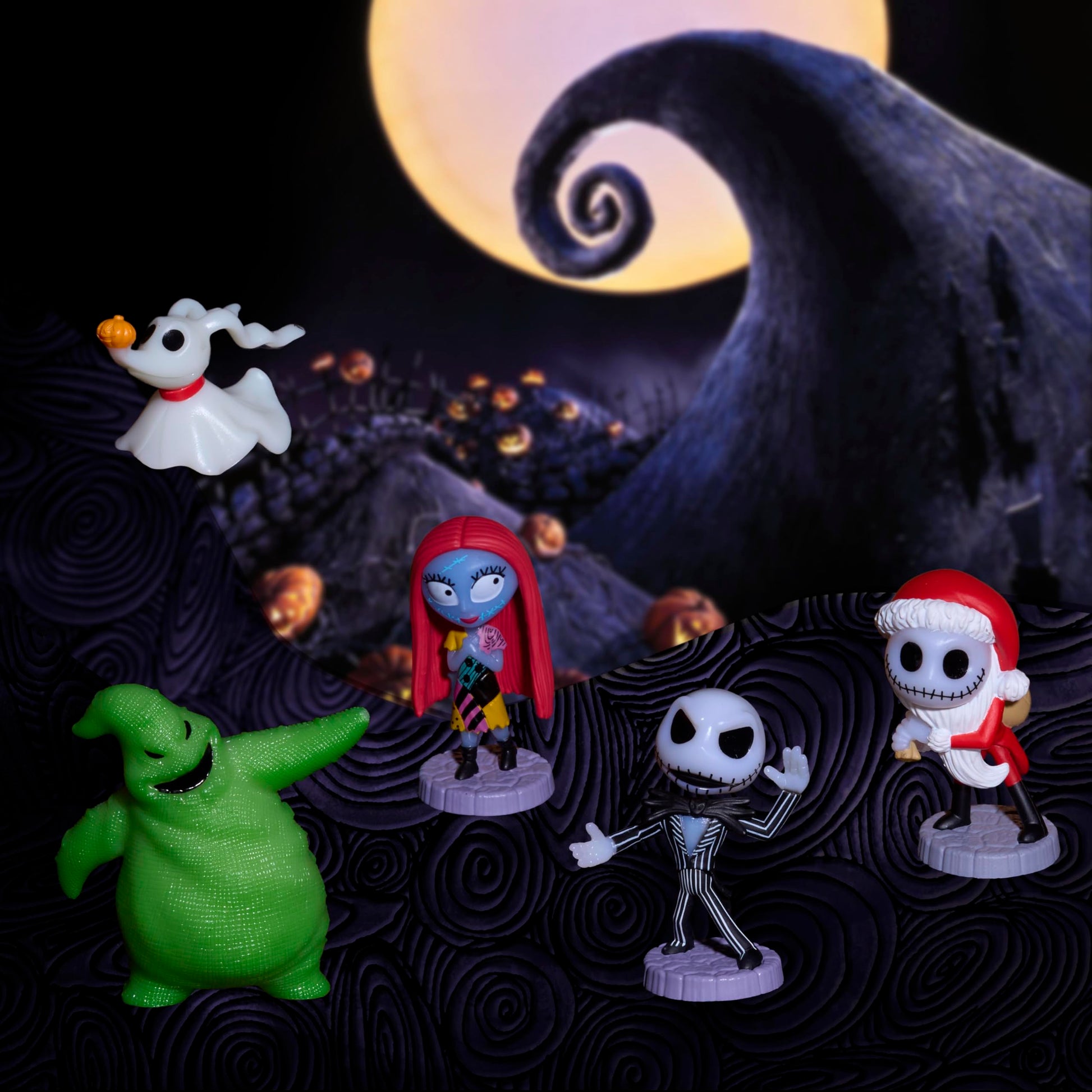 Disney Tim Burton's The Nightmare Before Christmas Collectible Figure Set