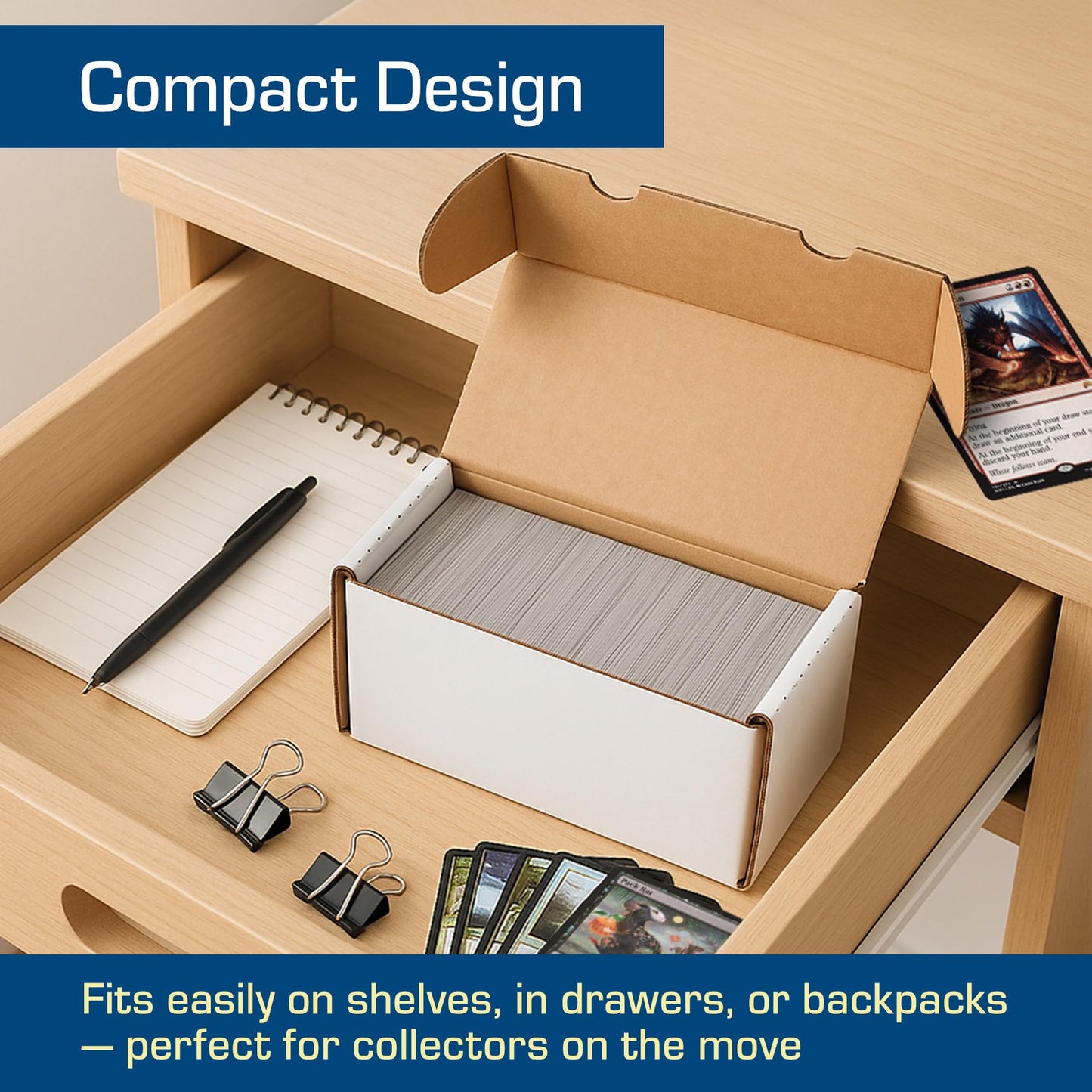 BCW Storage Box Variety Pack for Trading Cards, 4-Pack & 3-Pack