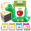 Spanish and English Talking Flash Cards for Kids, 510 Words, Dino Shaped