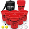 BucketBall | Giant Yard Pong Edition Combo Pack | Best Beach, Pool, Yard, Camping, Tailgate, BBQ, Lawn, Water, Indoor, Outdoor Game