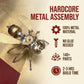 3D Metal Puzzle Mechanical Model Kit Steampunk Bee Insect 140+ Parts No Glue Build Premium Desktop Decor Christmas & Birthday Gift for Adults