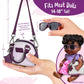 Doll Purse and Sunglasses for 18-Inch Dolls - Accessories Play Set for Kids Ages 3-12 - Excellent Gift for Girls and Toddlers